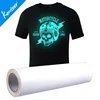 Kenteer wholesale htv roll glow in the dark heat transfer vinyl for t shirt