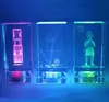 Nice 3d crystal led light base for decoration