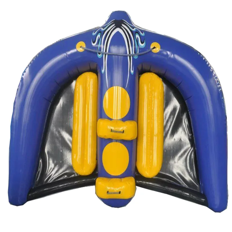 

Factory wholesale inflatable flying fish towable, Flying Manta Tube For Water games, At your required