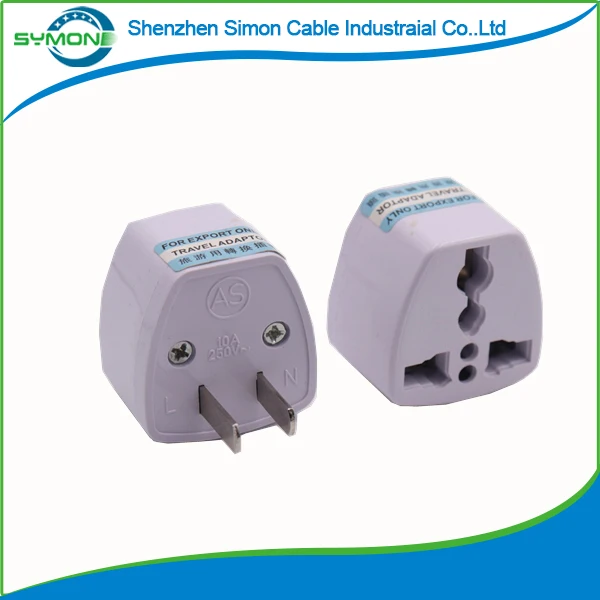 
CE universal travel adapter UK plug converter AU EU US UK adapter 
