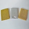 Golden/Silver Stainless Wire Scourer Sponge Pad For Kitchen Cleaning