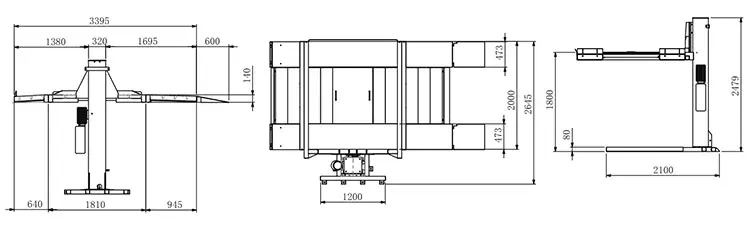 GG Lifter Special Single Post Parking Lift - Heavy Duty Car Repairing, Parking Lift for Home, Workshop, Garage - GG Lifters