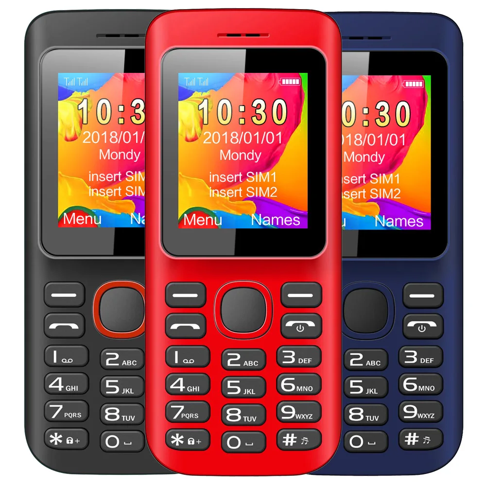 

2g latest 1.77inch feature mobile phone for F688D for H1-A, Black;blue;red