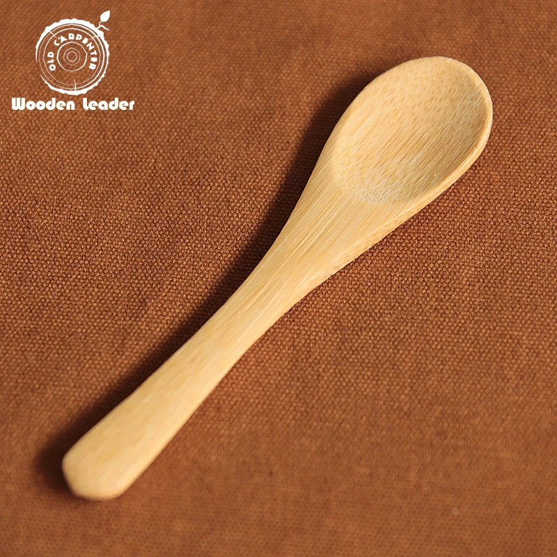 

Customized Japanese Small Bamboo Wood Mixing Honey & Jam Spoon