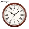 New Arrival Factory Direct Simple Hardwood Quartz Wall Clock