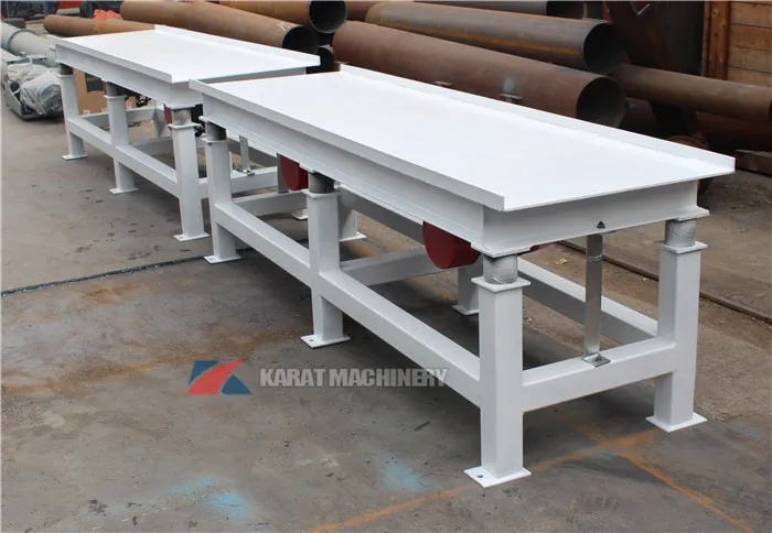 High frequency small concrete vibrating table machine