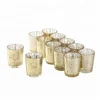 wedding decorations gold electroplate candle cup holder