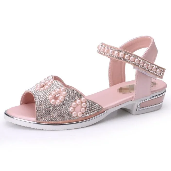 Cy11232a Wholesale Summer Plain White Baby Girl Sandal Shoes Kids ...