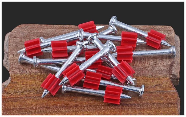 Powder Actuated Nail Gun Concrete Nails With Plastic Washer Buy