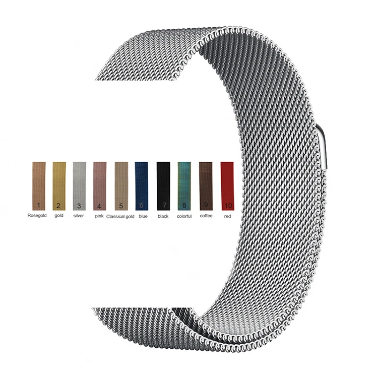 Stainless steel watch band strap For Apple Watch series 1 2 3 4  38mm 42mm 40mm 44mm