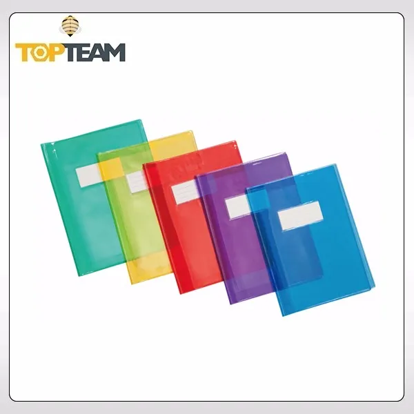 Book Protector Covers With Pocket A4 Glossy Pvc Plastic 0.15mm0.15mm