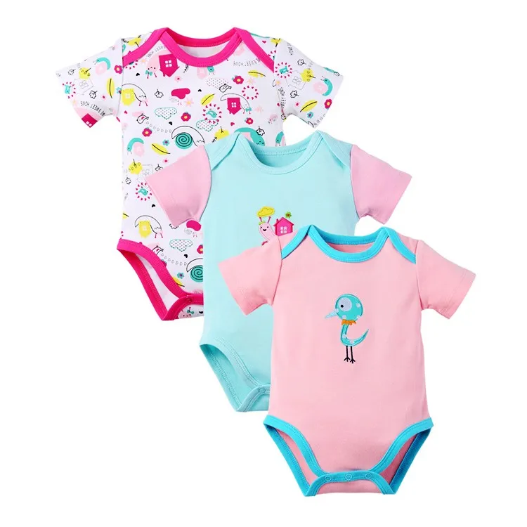 China Manufacturer Baju  Bayi  3 Pieces Short Sets Baby  