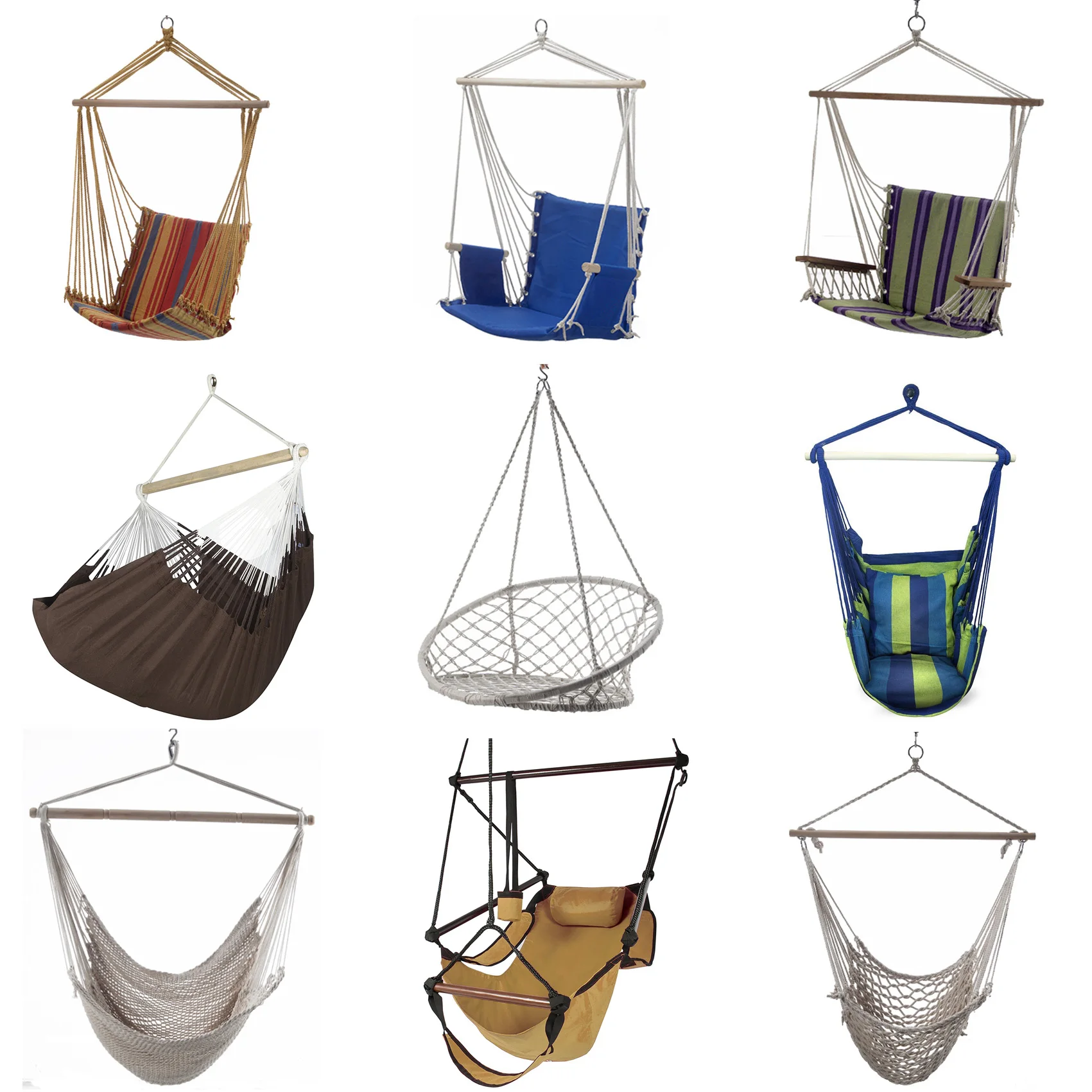 2018 Nuevo Diseño De Alta Calidad Portátil Camping Colgante Asiento Al