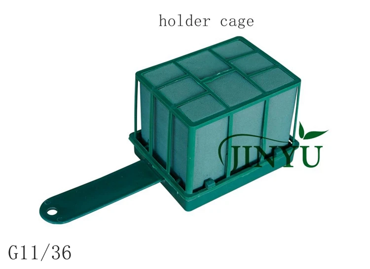 Jinyu Factory Resin Wet Floral Foam Double Cage For Fresh Flower