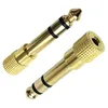 Gold Plated 6.5mm 1/4"Male plug to 3.5mm 1/8"Female Jack Stereo Headphone Audio Converter Adapter