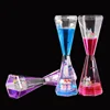 1 minute 2 minute 30 second small unique reverse flowing mini liquid oil hourglass timer
