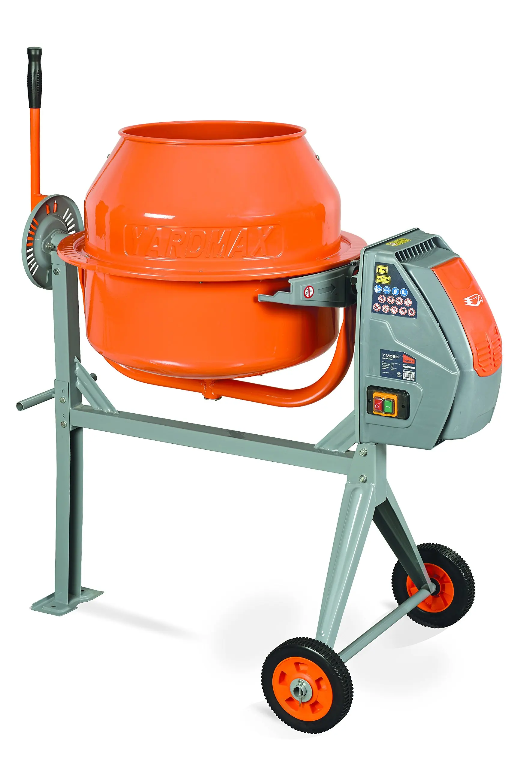 Power Tools JAXPETY 2-1/5cuft Portable Electric Concrete Cement Mixer