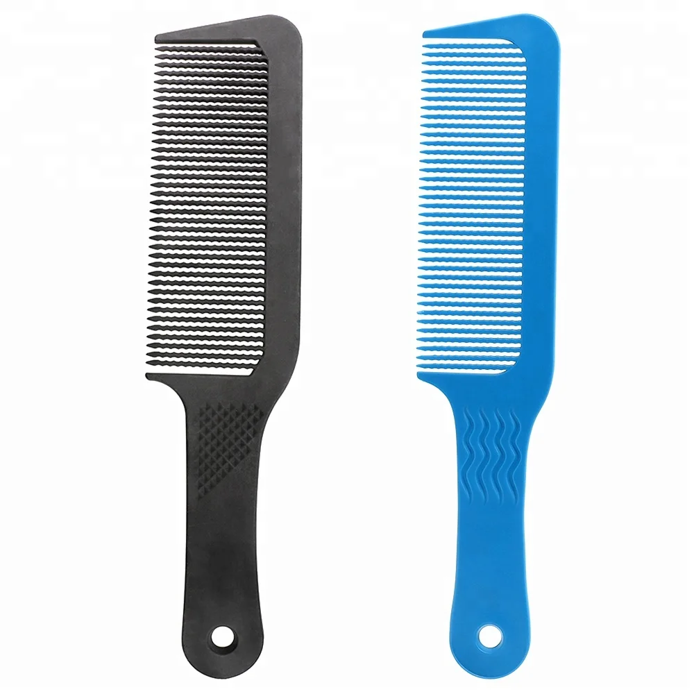 

New Style Carbon Plastic Material Hairdressing Type Big Curly Hair Care Wave Tooth Flat Comb