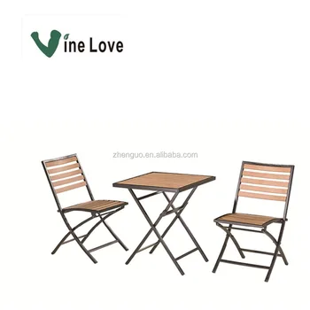 Folding Chair And Table Garden Outdoor Furniture Set - Buy Metal