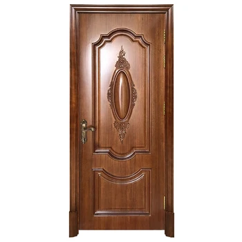 Prettywood Burma Fancy Polish Single Solid Teak Main Door Wood Carving ...