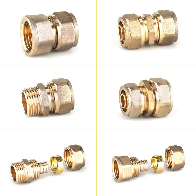 Copper Pipe Pex Fittings Tube Connector/brass Fitting China Buy