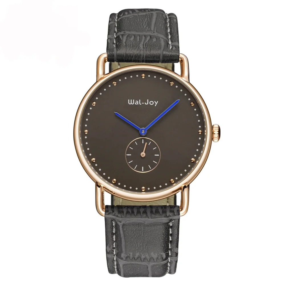 

Personality Trendy Wal-Joy Brand Small Dial Can Work Wholesale Hand Watch WJ8006, Black;grey;blue;brown