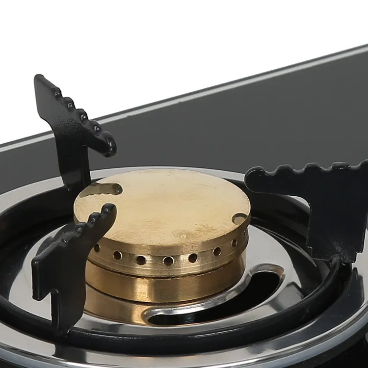 
Custom Brand Glass Cooktop 3 Burner Gas Stove Brass+ Infrared 