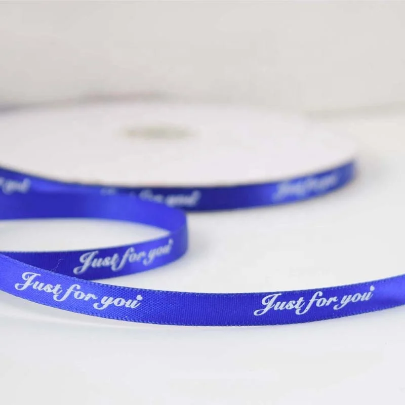 

High Quality Custom Printed Grosgrain 100% Ribbon with Logo, 1colors