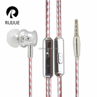 

High quality metal earphone stereo fashion MP3 Colorful ear phones earphone
