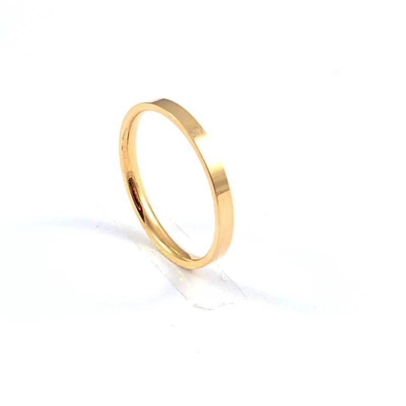 

Fashion Jewellery 2018 Fashion Rings Jewelry Gold Thin Stainless Steel Ring