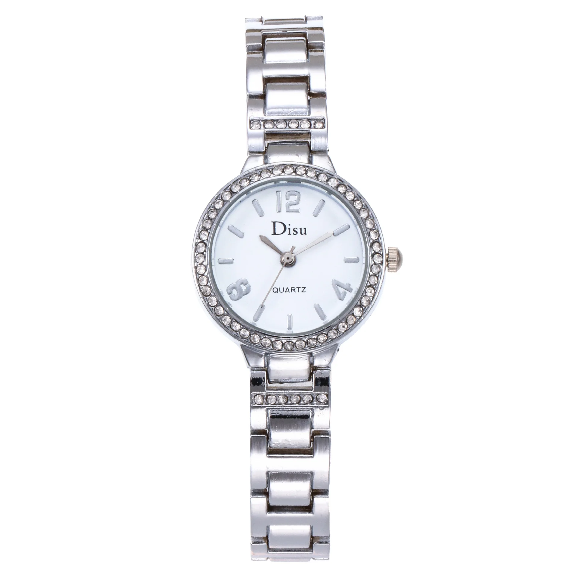 

Free Shipping Fashion Womens Ladies Watches Crystal Stainless Steel Analog Quartz Wrist Watch DS05