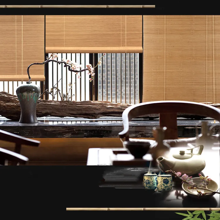 

bamboo roller blinds latest designs of bamboo curtains, Various color for customer selection