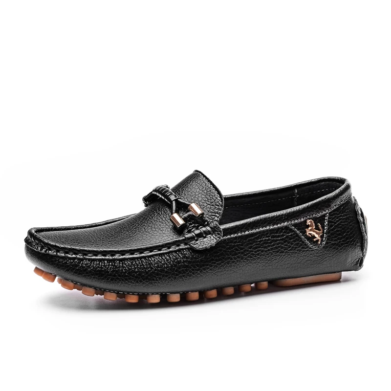 
Factory price wholesale mens flat casual driving loafers leather shoes 