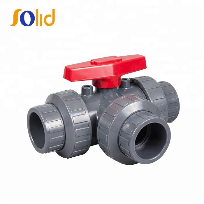 3 way ball valve plastic