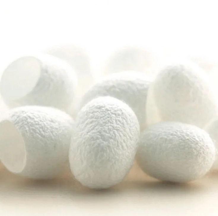 

silk baby cocoon silkworm cocoon for skin care silk cut cocoon, Natural cocoon color;white