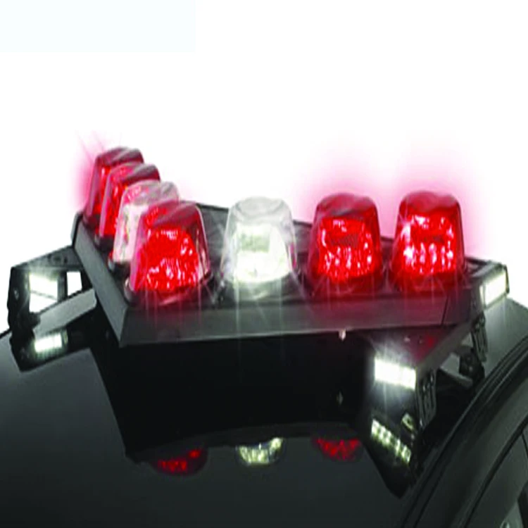 
Vector shape 7 rotator roof mount halogen emergency strobe police v light bar 