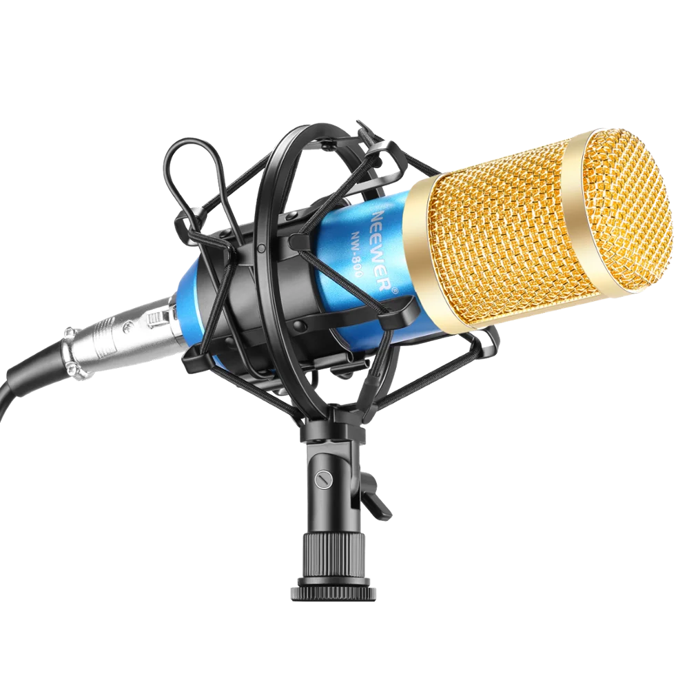 

Neewer NW-800 Professional Studio Broadcasting & Recording Microphone Set Including (1)NW-800 Professional Condenser Microphone, N/a