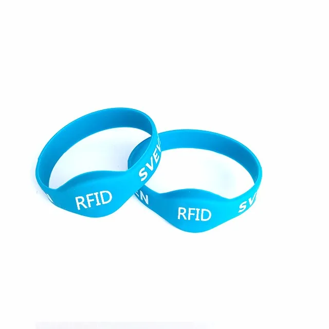 cxj 健身房硅膠 rfid 腕帶游泳池智能 nfc/rfid 手鐲