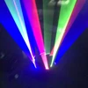 Laser light outdoor show equipment smart beam projector 3*3pcs spider full color rgb light