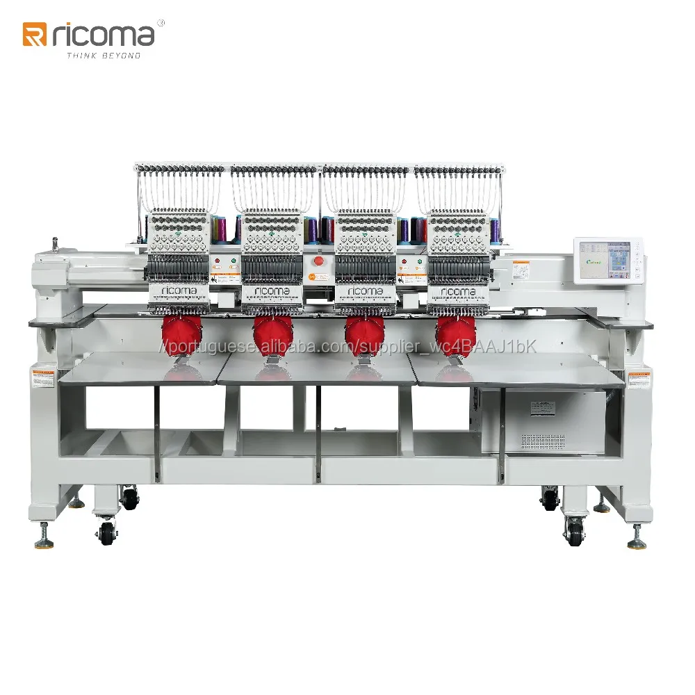 High Speed Industrial Computerized 2 Head Embroidery Machine