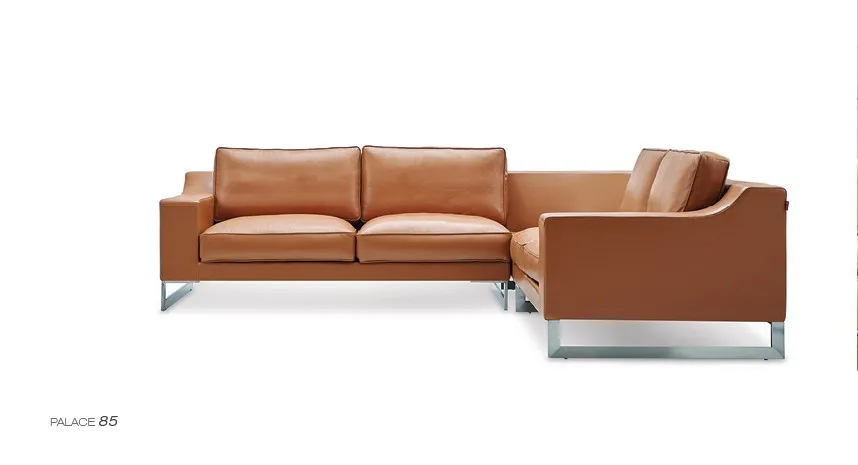 Sofá moderno Mobiliario Comercial, esquina sofá de cuero co<em></em>njunto Venta al por mayor, la fabricación, la producción