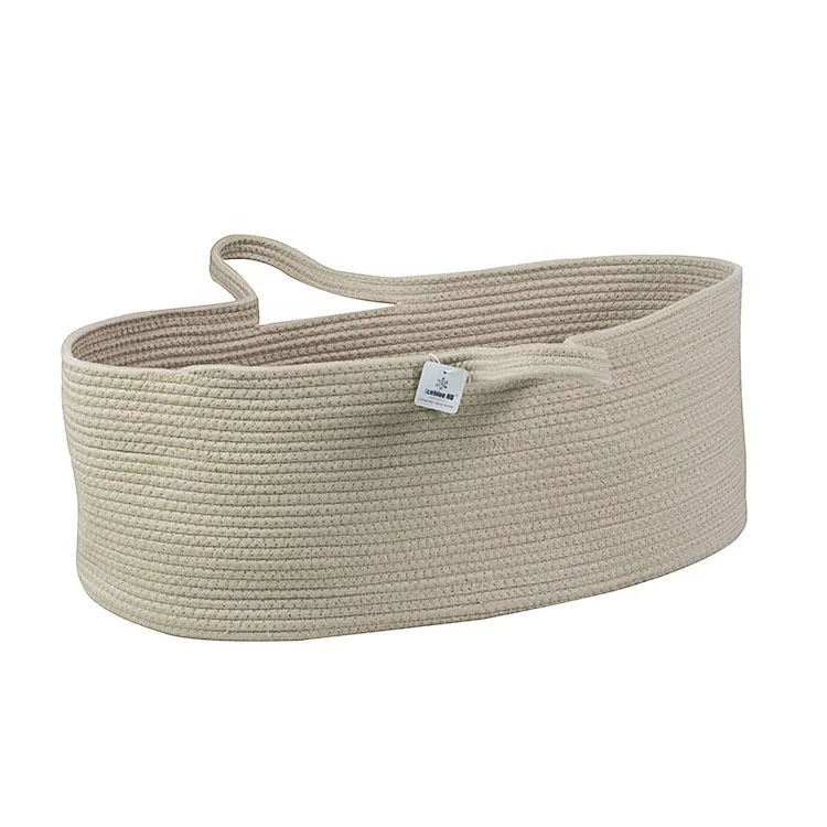 

ICEBLUE HD Newborn Baby Gift Woven Basket Baby Moses Basket Bedding, Custom