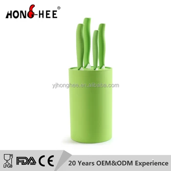 Hand Forged Color Painting Universal Block Holder Ceramic Kitchen Hand Forged Color Painting Universal Block Holder Ceramic Kitchen Chef Knife Set