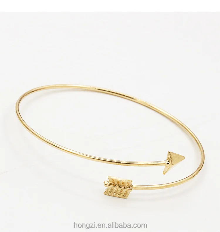 

Cupid love alloy arrow open bracelet female pop hot style bracelet