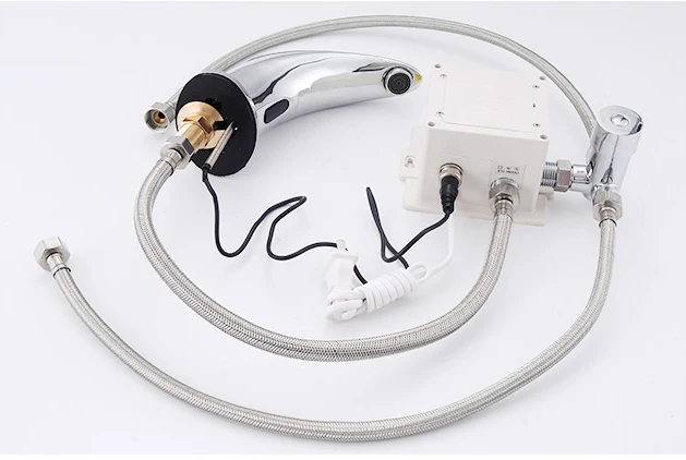 deck mounted no handle automatic kitchen bathroom