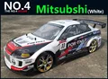 Large 1 10 RC Car High Speed Racing Car 2 4G Mitsubishi 4 Wheel Drive Radio