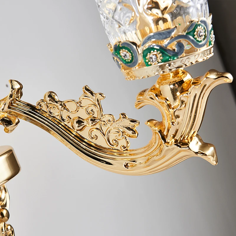 Nordic iron wall lamp creative hotel bedside restaurant home bedroom wall decorative lights