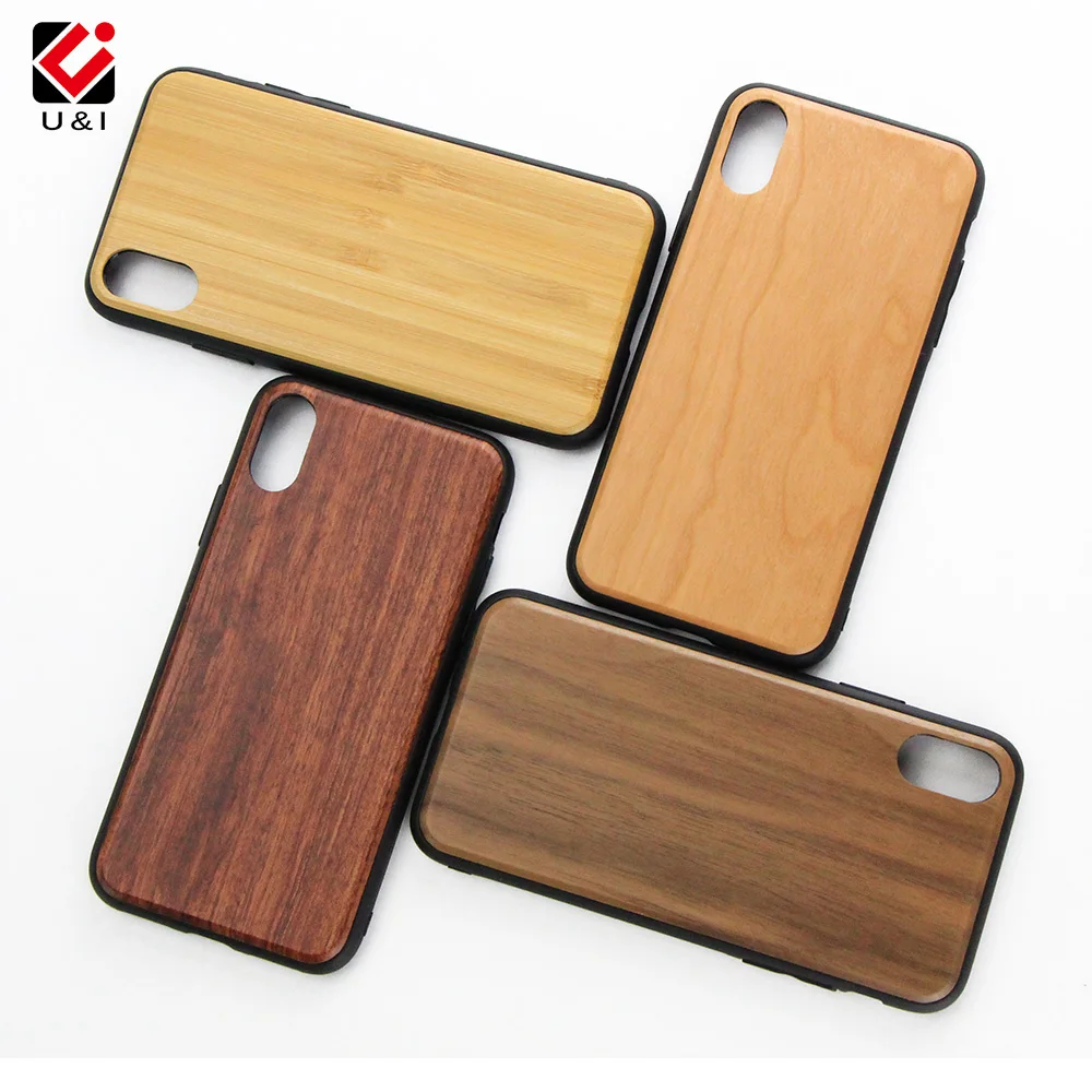 

New Arrivals Custom Logo TPU Frame Blank Wood Phone Cover Case For iPhone 12 11 X XR XS Max, Customised