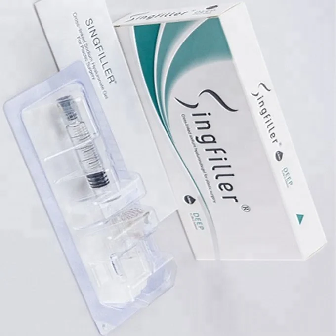 

Singfiller brand dermal fillers deep 1ml,2ml, Transparent