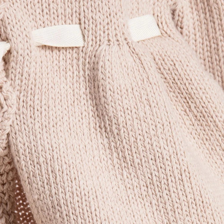 girls pink long cardigan-4